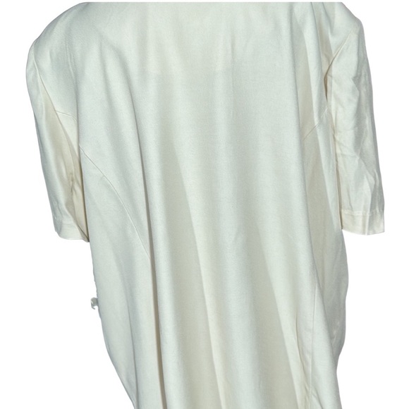 Elegant Cream & Silver Trim Fleur-de-Lis Jacket Sz 24WP Pride & Joy Wedding NWT - Picture 8 of 11